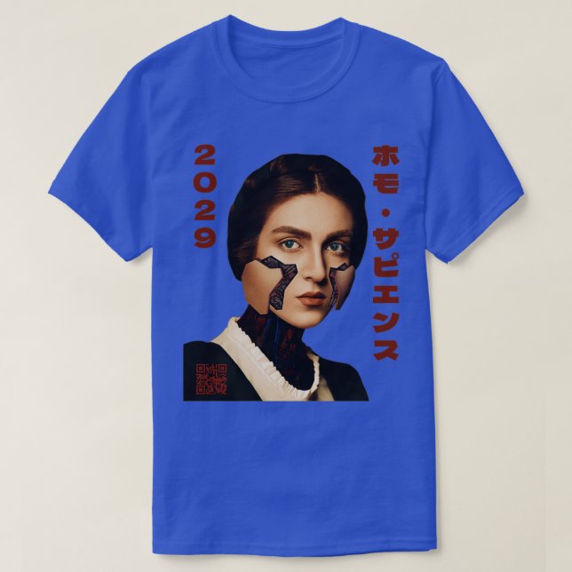 Camiseta Homo Sapiens 2029 (Diseño del anverso)