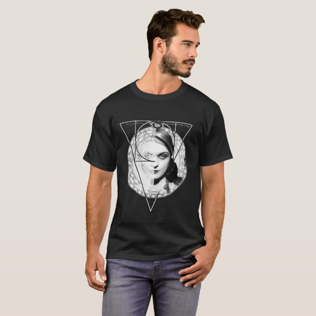 Camiseta Homuncula: Oscuridad de Pola Negri (Anverso completo)