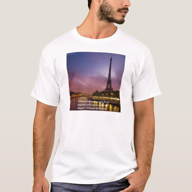 Camiseta Hon de Balzac en París Francia (Anverso)