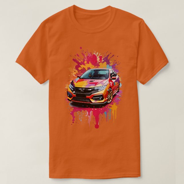 Camiseta Honda Civic (Diseño del anverso)