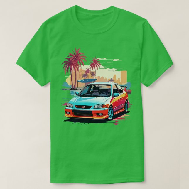 Camiseta Honda Civic 1 (Diseño del anverso)