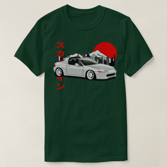 Camiseta Honda Civic Del Sol JDM Style (Diseño del anverso)