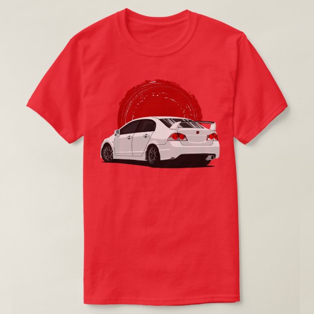Camiseta Honda Civic FD 1 (Diseño del anverso)