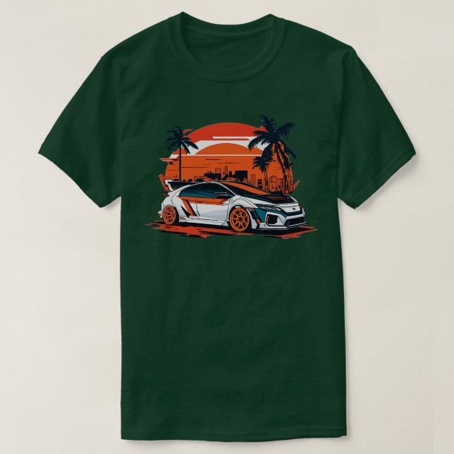 Camiseta Honda Civic Type R (Diseño del anverso)