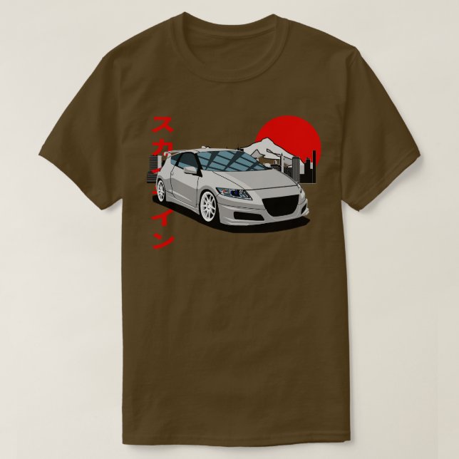 Camiseta Honda CRZ JDM Style (Diseño del anverso)