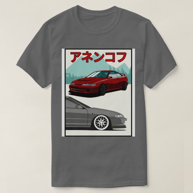 Camiseta Honda Integra Typer (Diseño del anverso)