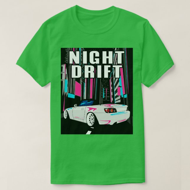 Camiseta Honda S2000 Night Drift (Diseño del anverso)