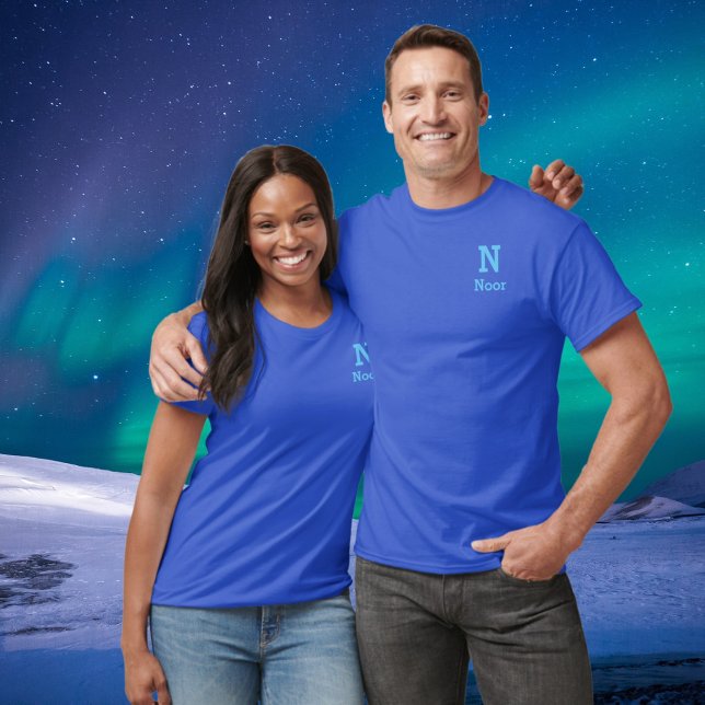 Camiseta hondo real y azul cielo personalizado (Subido por el creador)