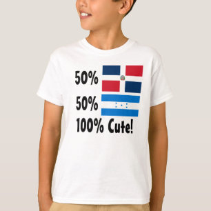 Camiseta Honduran del Dominican el 50% del 50% el 100%