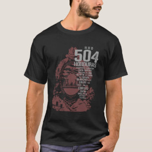 Camiseta Honduras 504 HND Catracho - Escudo hondureño Hondu