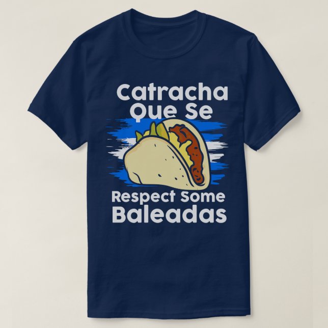 Camiseta Honduras Baleadas Hondureño (Diseño del anverso)