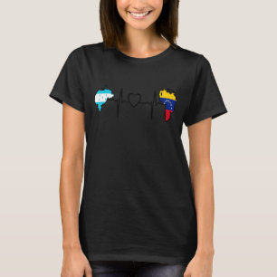 Camiseta Honduras Bandera de Venezuela Corazón Honduras Ven