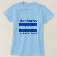 Camiseta Honduras Bandera + Mapa + Texto