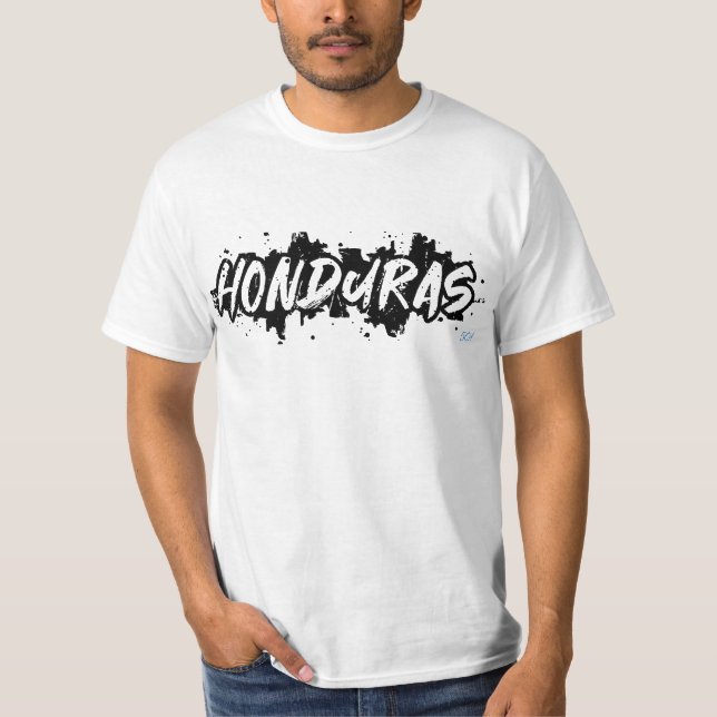 Camiseta Honduras Black 01 (Anverso)