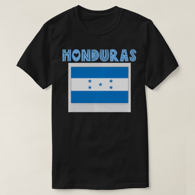 Camiseta Honduras Country National Flag Proud Hondurans Gir (Diseño del anverso)