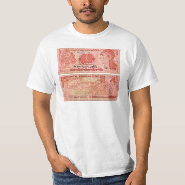 Camiseta Honduras de la lempira (Anverso)