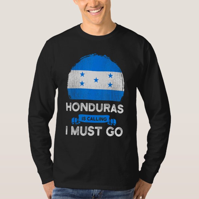 Camiseta Honduras llama a la herencia hondureña (Anverso)