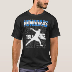 Camiseta Honduras Ping Pong Hondureño Mesa de apoyo al teni