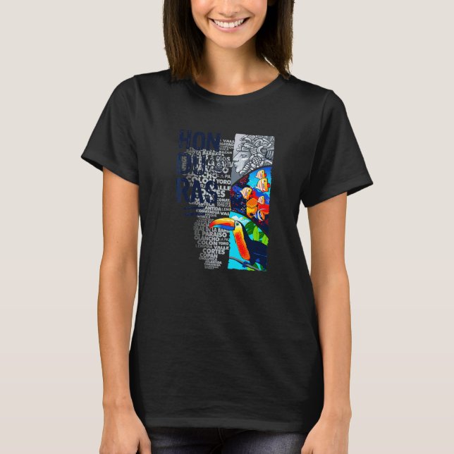 Camiseta Honduras turístico   (Anverso)