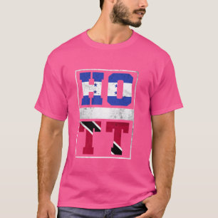 Camiseta Honduras y Trinidad mezclan roo trinitense hondure