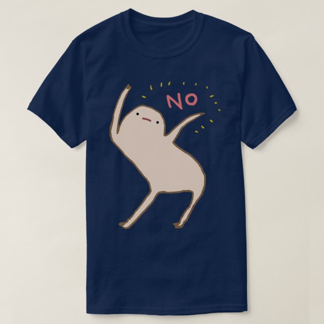 Camiseta Honest Blob Says No (Diseño del anverso)