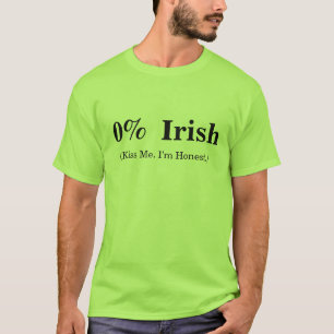 Camiseta honesta de O% irlandesa
