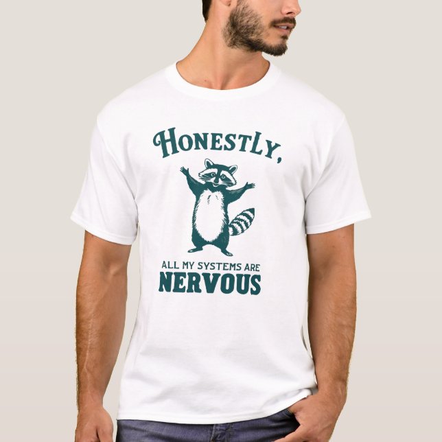 Camiseta Honestamente Todos Mis Sistemas Son Mentales De Ra (Anverso)