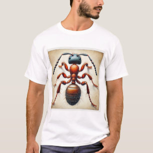 Camiseta Honey ant dorsal view 200924IREF230 - Watercolor