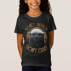 Camiseta Honey Badger Don_t Care Vintage T-Shirex Unisex