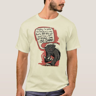 Camiseta Honey Badger se preocupa