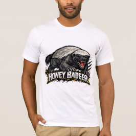 Camiseta Honey Badger T-Shirt | Unique Wildlife Animal Desi