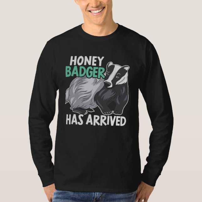 Camiseta Honey Badger  Wildlife Animal Ratel  2 (Anverso)