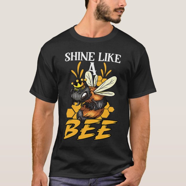 Camiseta Honey Bee Beekeeping Beekeeper Honeybee Apiary Api (Anverso)