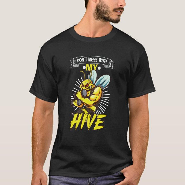 Camiseta Honey Bee Beekeeping Beekeeper Honeybee Apiary Api (Anverso)