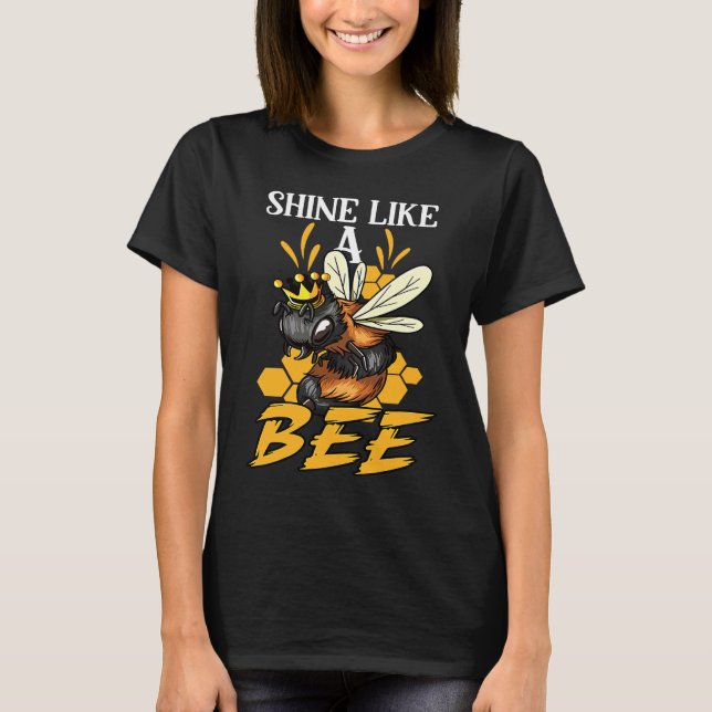 Camiseta Honey Bee Beekeeping Beekeeper Honeybee Apiary Api (Anverso)