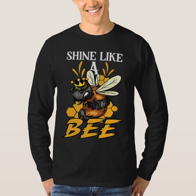 Camiseta Honey Bee Beekeeping Beekeeper Honeybee Apiary Api (Anverso)