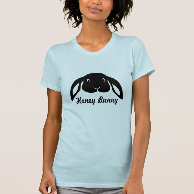 Camiseta honey bunny hare rabbit (Anverso)