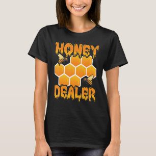 Camiseta Honey Dealer Honeycomb Bee Hive Beekepine