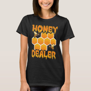 Camiseta Honey Dealer Honeycomb Bee Hive Beekepine