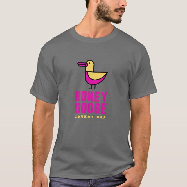 Camiseta Honey Goose Comedy Bar (Anverso)