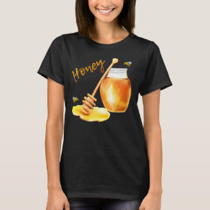 Camiseta Honey Jar Cute Bee Flying Funny Halloween Matando