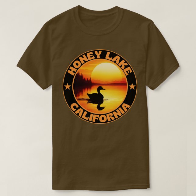 Camiseta Honey Lake California (Diseño del anverso)