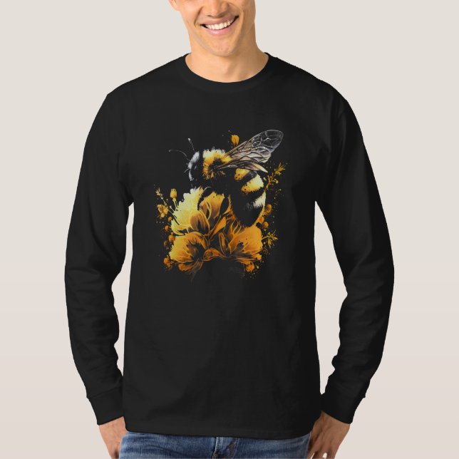 Camiseta Honeybee and bumble bee for American hive beekeepe (Anverso)