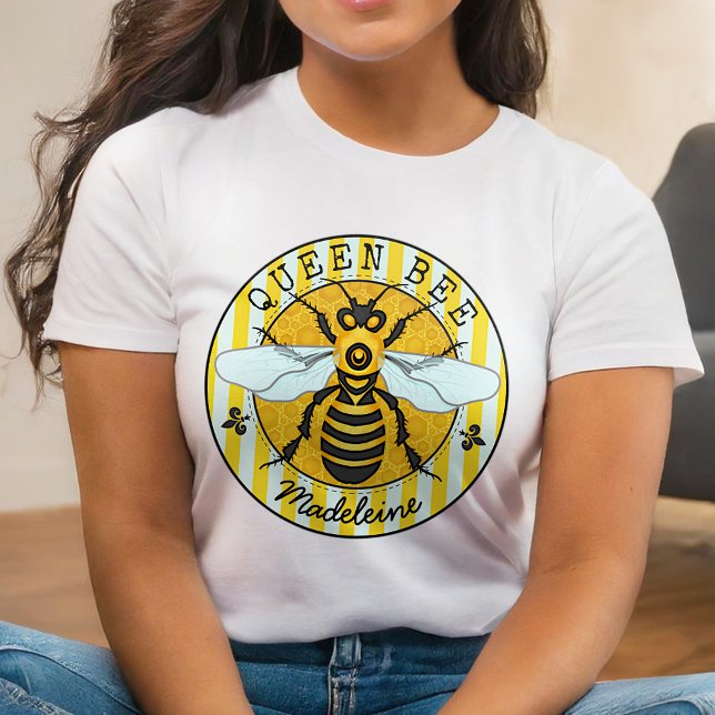 Camiseta Honeybee Bumblebee Queen Bee Honey | Personalizado (Subido por el creador)