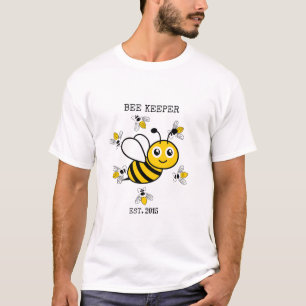 Camiseta Honeycomb Bee Farm Beekeeper Personalice