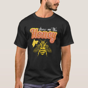 Camiseta Honeycomb Bee Hive Beekeeper