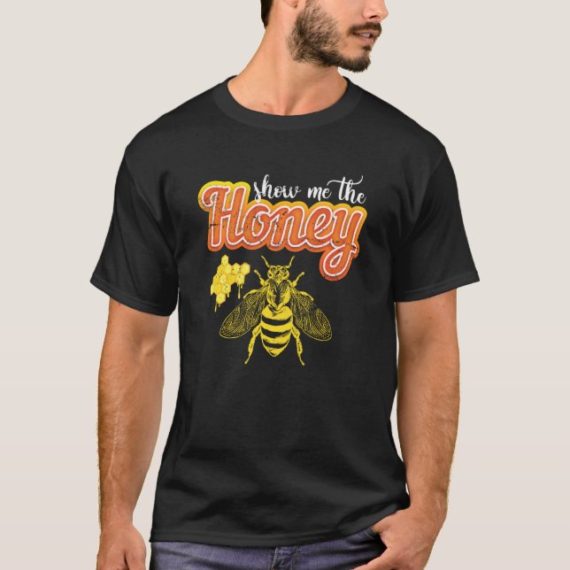 Camiseta Honeycomb Bee Hive Beekeeper (Anverso)