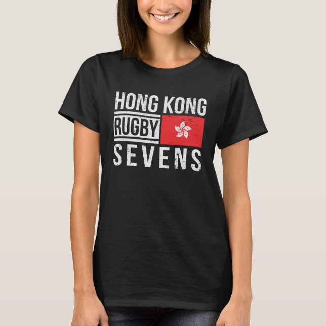Camiseta Hong Kong Rugby Sevens 7s Proud Fans of HK Team Su (Anverso)