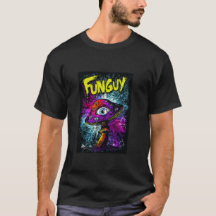 Camiseta Hongo de ojo psicodélico Pun novedad alucinante