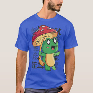 Camiseta Hongo de rana feliz Kawaii Japón Cottagecore Aesth